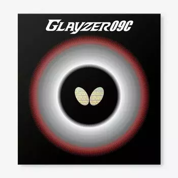 Butterfly настольный теннис Сделано в Японии резина Glaser 09C мягкая задняя часть клейкая высокая прочность черный толщина 06110 (278) чёрный