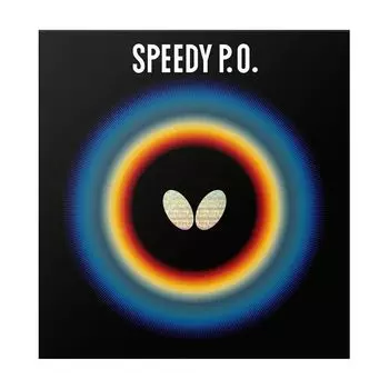 Butterfly резина для настольного тенниса Speedy PO Table Soft Высокая эластичность 00260 Красный Тонкий (скорость) красный