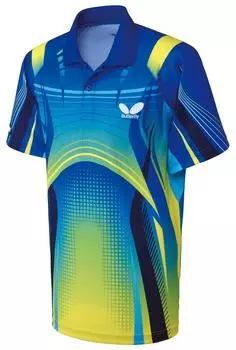 Butterfly Рубашка Socius синяя x желтая SS 44340 743