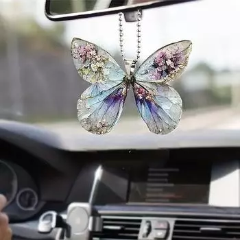 Butterfly Stunning Acrylic Car Interior Charm Fashionable Colorful Decor For Style Vehicle 1