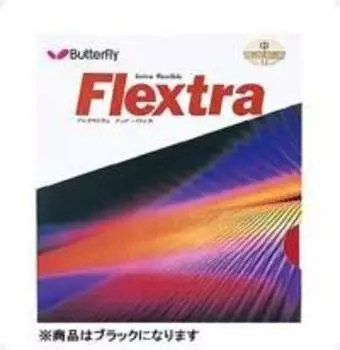 Butterfly Table Tennis Rubber Flextra Soft Back for Beginners 05210 Black Thin