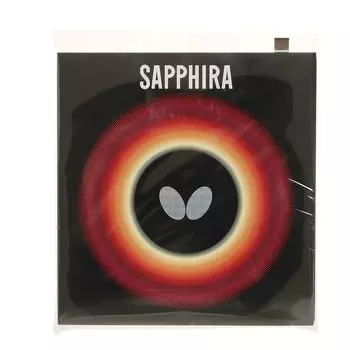 Butterfly Table Tennis Rubber Sapphira Back Soft For Beginners 05540 Black Thin чёрный