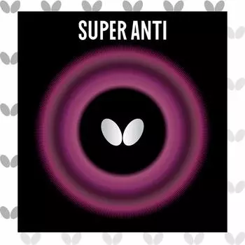 Butterfly Table Tennis Rubber Super Anti Soft Back Defensive 05030 Black Thick SA19B (Anti)