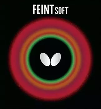 Butterfly Table Tennis Soft Rubber Feint Soft 00070 Black Ultra Thin