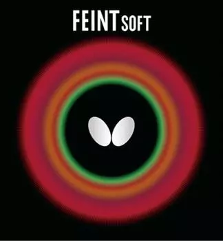 Butterfly Table Tennis Soft Rubber Feint Soft 00070 Red Ultra Thin