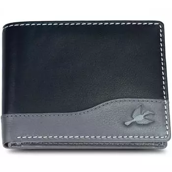 Buttler Black Mens Leather Wallet – кожаный кошелек для мужчин и блокировка RFID, мужской кошелек из натуральной кожи