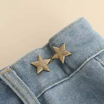 Button Clasps Jean Fit Tighten Buckles Zinc Zinc Alloy Jean Buttons for Loose Jeans Skirts