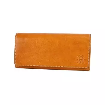button closure long wallet Wallet Vons Genuine Leather Stylish Popular 0030552 [Dakota] Cover-type Women s (Mustard (53))