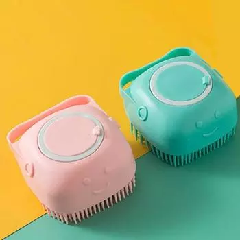 Butupet Pet Силиконовые массажные щетки для ванн, набор из 2 шт., Корейский шампунь для домашних животных