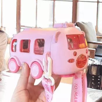 Бутылка 500 мл безопасная крышка для активного отдыха розовый