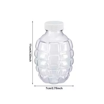 Бутылка-ананас для гелевых шариков, аксессуары для гелевого пистолета-бластера с водяными гелевыми шариками, коробка для хранения шариков, для гелевого пистолета, для детей, лето 5pcs чёрный