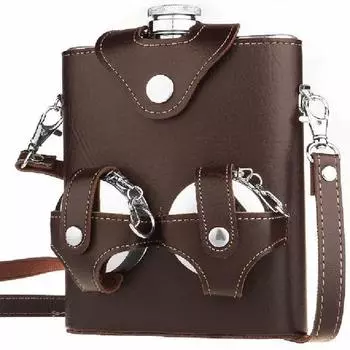 Бутылка CCCP Skittles 18 унций для виски, переносная большая фляжка с эмблемой CCCP [Предмет] серебряный