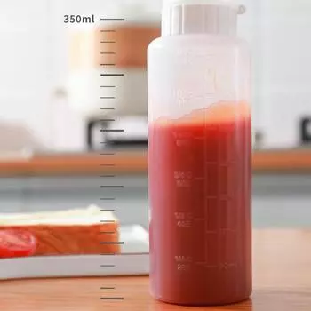 Бутылка-диспенсер для кетчупа с 5 отверстиями и крышкой, бутылка для приправ, герметичная банка для майонеза для кемпинга и барбекю