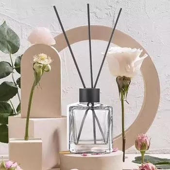 Бутылка для ароматерапии, утолщенная стеклянная бутылка, флакон для духов, флакон для эфирного масла, круглая бутылка для повторного использования с крышкой as the picture