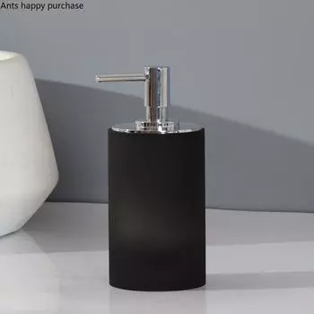 Бутылка для дезинфицирующего средства для рук в ванной Бутылки с лосьоном из смолы Контейнер-дозатор Бутылка-пресс Бутылки с шампунем и гелем для душа Диспенсер для мыла белый