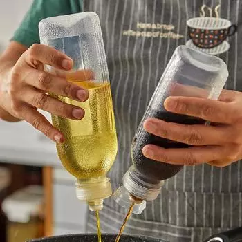 Бутылка для домашнего масла, кухонная жидкая наполнительная бутылка, масло для соевого соуса, бутылка для уксуса, прозрачная бутылка для ароматизатора, бутылка для выдавливания