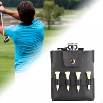 Бутылка для гольфа 200 мл на заказ для мужчин и женщин, аксессуары на день рождения, рождественский подарок для чёрный