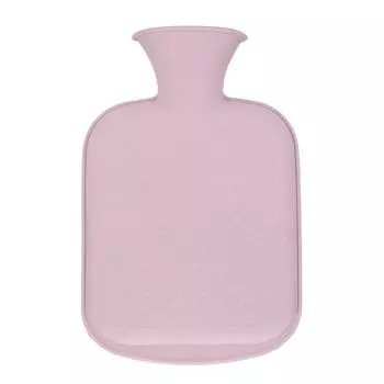 Бутылка для горячей воды Милая толстая мягкая силиконовая грелка для нагрева воды для зимы 800 мл фиолетовый