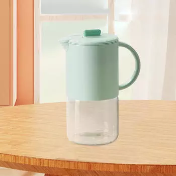 Бутылка для холодной воды, кувшин для чая со льдом, 1800 мл, с крышкой и носиком, фильтр-кувшин для фруктового сока жёлтый