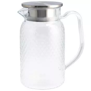 Бутылка для холодной воды Starwares Heat Dishwasher Cold Water Bottle объемом 1 л, высокое качество, отлично подходит для вечеринок [небьющийся кувшин] легкий, прочный, безопасный, кастрюля, дизайн, чистый