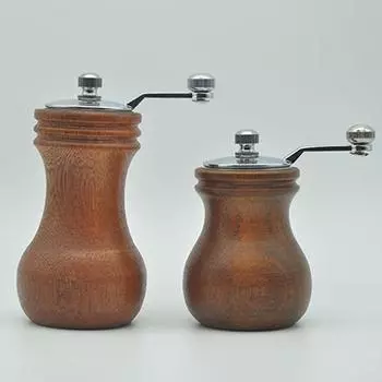 Бутылка для измельчения ручек Chiltepin Pepper Coffee Bean Grinder деревянная морская соль для дома