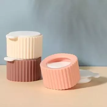 Бутылка для крема Бутылка для косметического лосьона Коробка для крема для лица Полный силиконовый тестовый набор Портативная коробка для образцов и бутылка 20ml