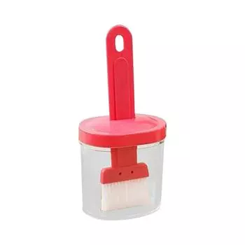 Бутылка для масла для барбекю и готовки, устойчивая к температуре, с силиконовой кисточкой, идеально подходит для гриля на открытом воздухе, готовки в помещении и выпечки One Size розовый