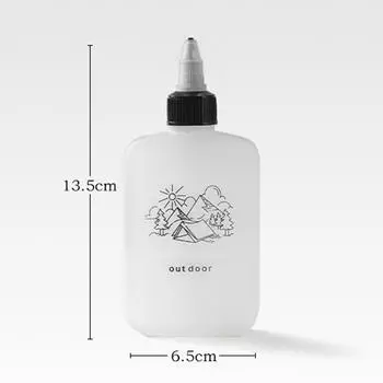 Бутылка для масла на 120 мл, 65x20x135 мм, портативное хранение на открытом воздухе