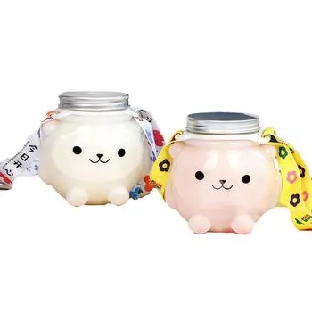 Бутылка для напитков 500 мл, бутылка для напитков «Маленький медвежонок», чай с молоком, сок, бутылка для холодных напитков