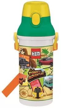 Бутылка для питьевой воды Skater Direct, пластиковая, One Touch, 480 мл, Tomica 17 PSB5SAN