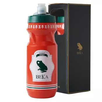 Бутылка для питья BEKA 610 мл для шоссейного велосипеда, горного велосипеда, стильный дизайн, емкость для воды, окружность 23 см, для гоночного велоспорта на горном велосипеде, водоснабжение красный