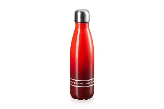 Бутылка для питья Le Creuset 500 мл, бутылка для воды вишневого цвета, бутылка из нержавеющей стали, легкая кружка для холодного хранения, японская [Авторизованный продукт]
