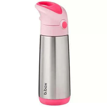 Бутылка для питья с водяной изоляцией One Push Upper, пригодная для мытья в посудомоечной машине, из стали, с трубочкой, 350 мл, с изоляцией от холода и тепла, тип, [Оригинальная бутылка b.box
