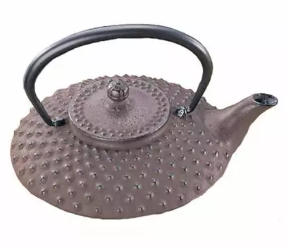 Бутылка для подогрева Iwachu плоская Arale темно-коричневая Nambu Ironware 13001 (Маленький) 0,5 л