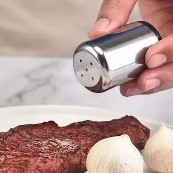 Бутылка для приправ из нержавеющей стали, банка для соли, перца и специй, универсальный контейнер для приправ, домашняя кухня, барбекю