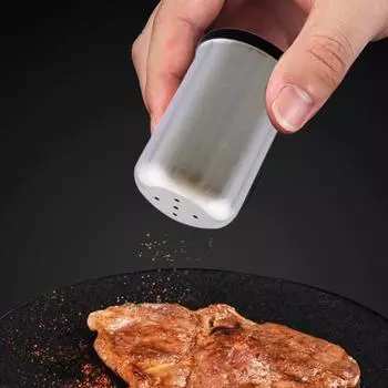 Бутылка для приправ из нержавеющей стали, банка для соли, перца и специй, универсальный контейнер для приправ, домашняя кухня, барбекю