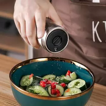 Бутылка для приправ из пластика/нержавеющей стали, многофункциональная бутылка для приправ для барбекю в помещении и на открытом воздухе