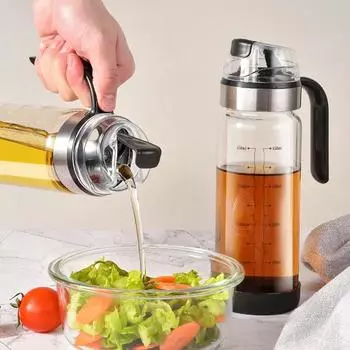 Бутылка для приправы, стеклянная бутылка для хранения, диспенсер для соуса, стеклянный флакон для духов, масло-спрей, уксус, инструменты для креативной кухни