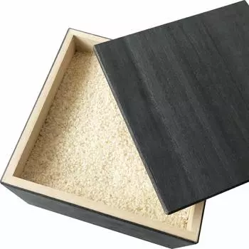 Бутылка для риса KATOMOKU черная 5 кг Paulownia деревянная km-115BK чёрный