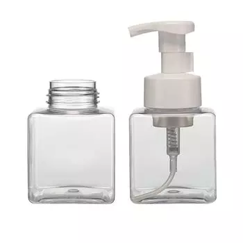 Бутылка для шампуня Дезинфицирующее средство для рук Пенный насос Бутылка Дозатор мыла Заправляемая бутылка Пенящийся флакон 250ml