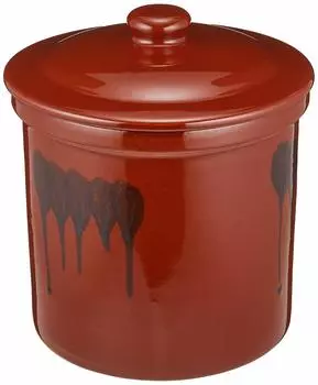 Бутылка для солений Yamakiikai Brown Cut с крышкой 3 H10 5.4L No.