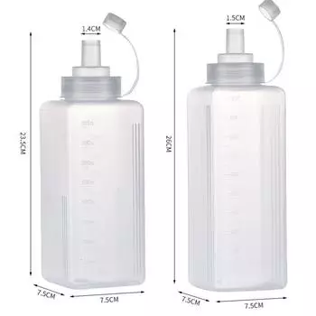 Бутылка для соуса 23,5*7,5*7,5 см 26*7,5*7,5 см 800 мл