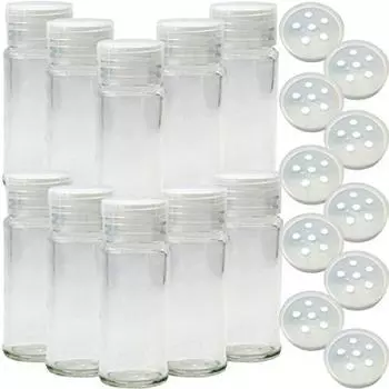 Бутылка для специй Spice-39 39,5 мл-набор 10- (6 отверстий, прозрачный) чистый