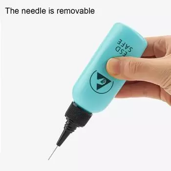 Бутылка для спирта, дозирующая канифоль, моющая пластина, вода, антистатический растворитель, бутылка с иглой 65 мл, герметичный ремонт мобильных телефонов