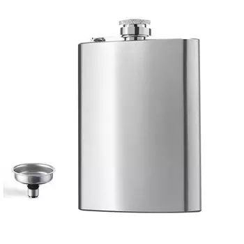 Бутылка для виски 8 унций 220 мл портативная ультралегкая фляжка для саке бутылка без ржавчины поставляется с воронкой простая бутылка из нержавеющей стали мужественная крутая красивая