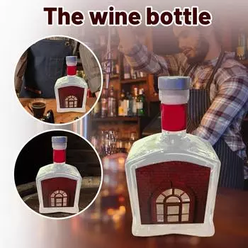 Бутылка для виски,стаканы для виски с 3D-гравировкой,бутылка для виски,Fanyil Eaglory,уникальный графин для вина,для мужчин One Size