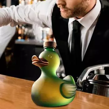 Бутылка для виски Yousheng Whiskey Duck с гравировкой, мужские бокалы для виски, забавные бокалы для вина, бокалы для дегустации виски, подарок для любителей виски и друзей A