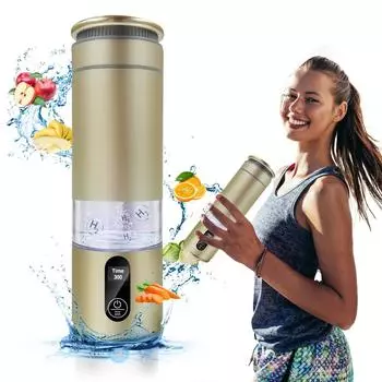 Бутылка для водородной воды, стеклянная Бутылка для водородной воды, бутылка для водородной воды, желтая золотой