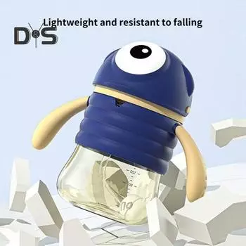 Бутылка для воды 240 мл, герметичная, милая, очаровательная, портативная, портативная, противокапельная, из АБС-пластика, мультяшная форма, кувшин для питья, уличные аксессуары красный