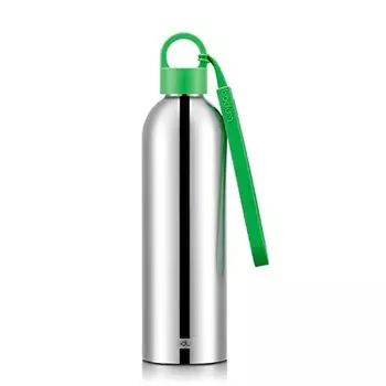 Бутылка для воды BODUM 12057-16-538B MELIOR, 16,9 жидких унций (500 мл), яблоко (глянцевый) Нержавеющая сталь, горячая и холодная изоляция, конструкция с двойными стенками